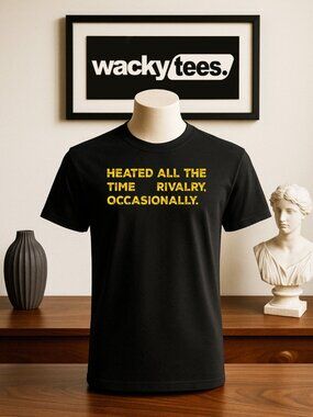 Heated All The Time Rivalry Occasionally Heated Rivalry Hockey Graphic Tee Shirt